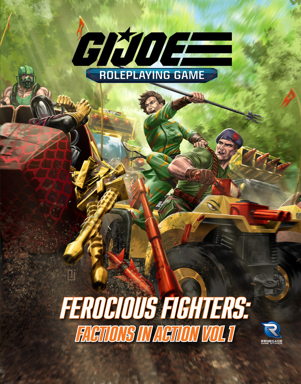 Renegade Game Studios G.I. Joe RPG Ferocious Fighters: Factions in Action Vol. 1 Sourcebook - Good Games