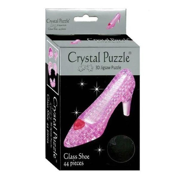 3D Glass Shoe Crystal Puzzle - Good Games