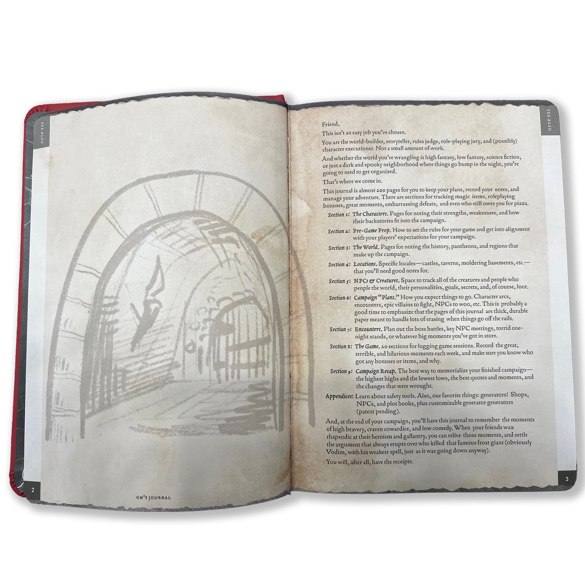 Beadle & Grimm's - Gamemaster's Journal - Orange Portal Cover - Good Games