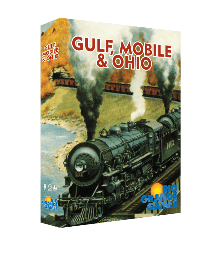 Gulf, Mobile and Ohio 3D box front render