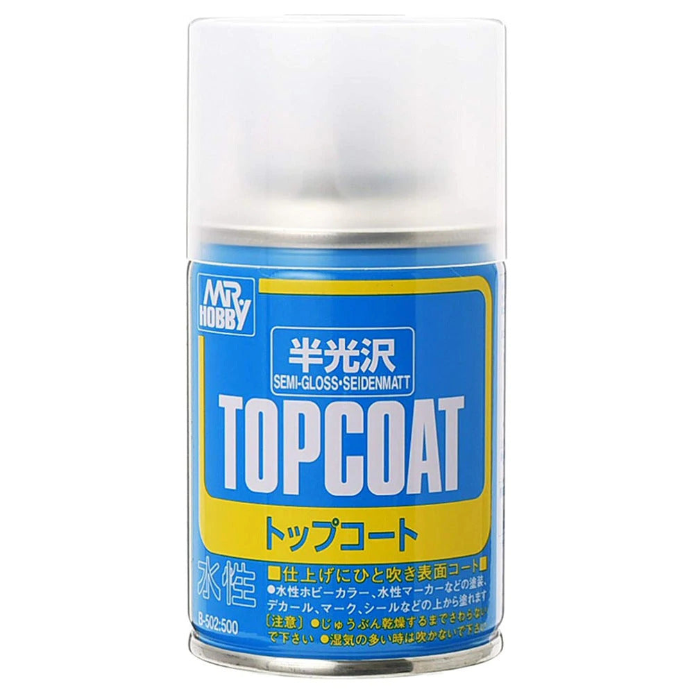 Mr.Hobby B-502 Mr.Top Coat - Semi-Gloss Spray