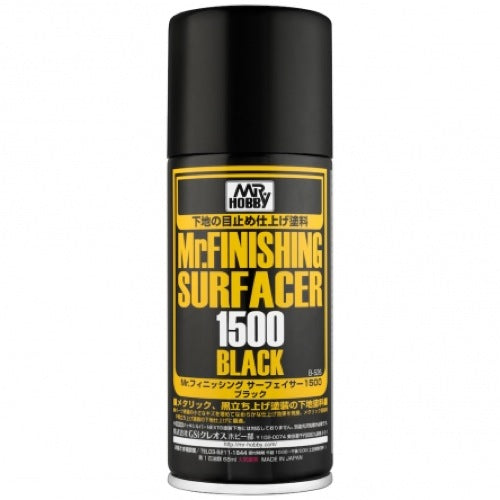 Mr Finishing Spray Surface 1500 Black - Good Games