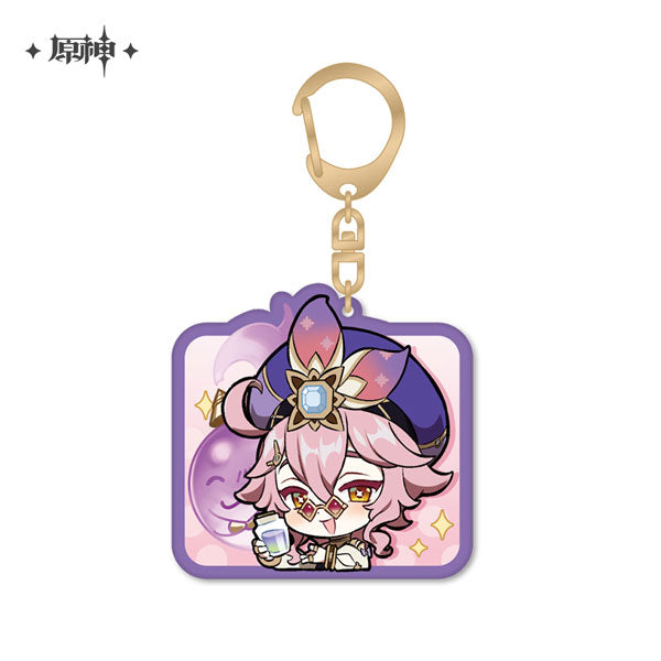 Genshin Impact Acrylic Keychain Emoji - Good Games