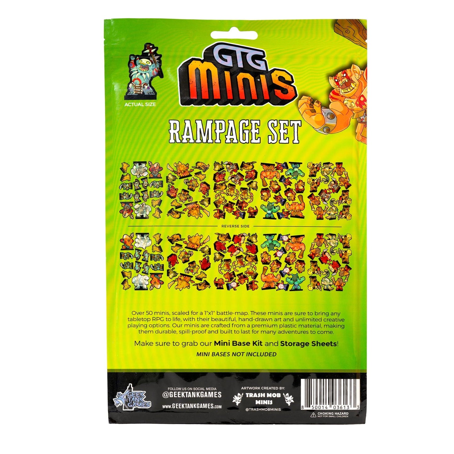 Geek Tank Games Minis Rampage Set - Good Games