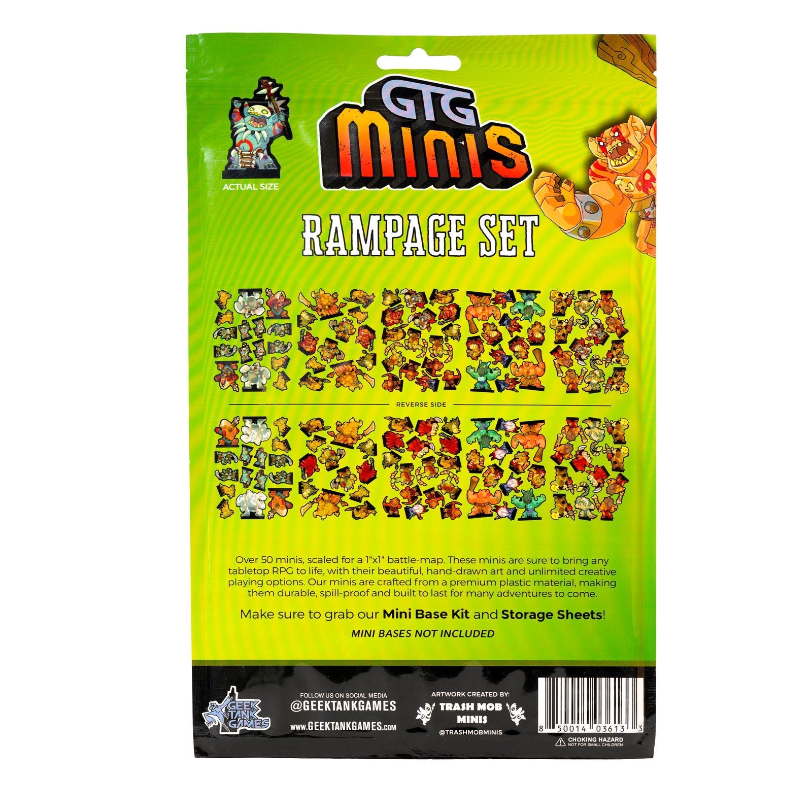 Geek Tank Games Minis Rampage Set - Good Games