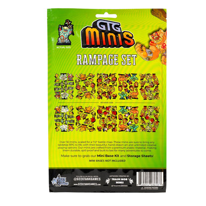 Geek Tank Games Minis Rampage Set - Good Games