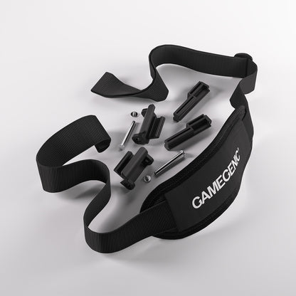 Gamegenic - Game Castle for Cards and Gaming Accessories - Black/White/Clear - Good Games