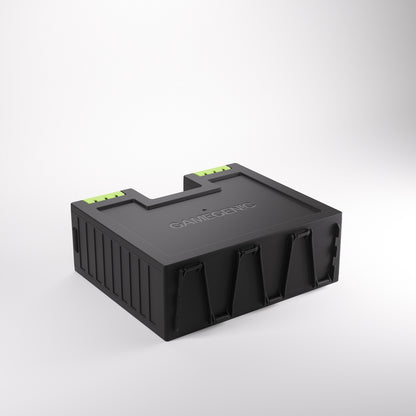 Gamegenic - Game Castle for Cards and Gaming Accessories - Black/Green - Good Games
