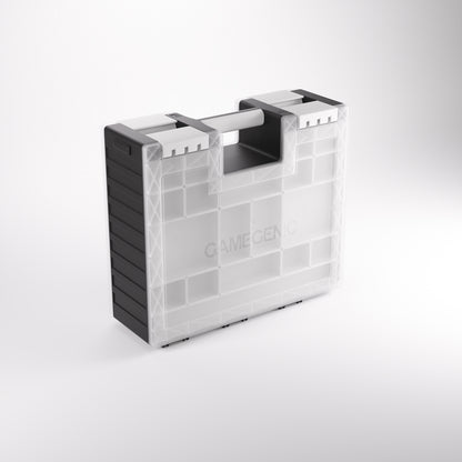 Gamegenic - Game Castle for Cards and Gaming Accessories - Black/White/Clear - Good Games