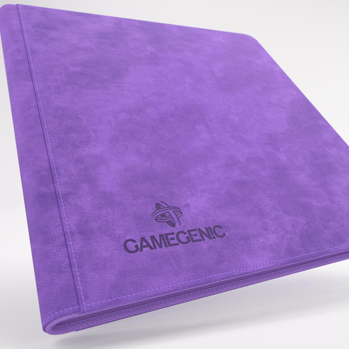Purple Gamegenic Gamegenic trading card Zip-Up Album with textured suede finish