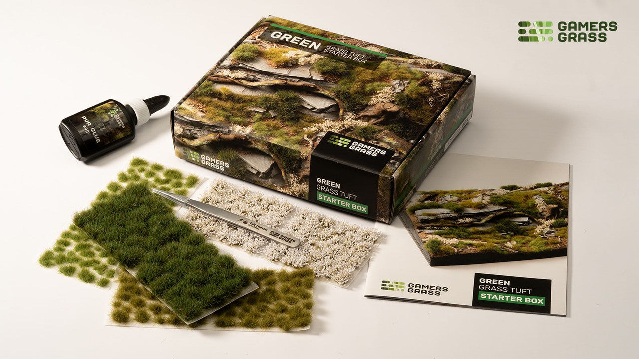 Gamers Grass Green Grass Tuft Starter Box - Good Games
