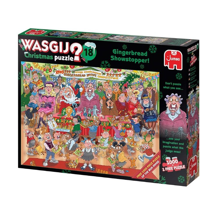 Wasgij? Xmas 18 - Gingerbread Showstopper 1000 Piece Jigsaw - Good Games