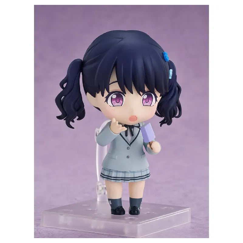 Good Smile Company Nendoroid Koito Fukumaru figure in a dynamic pose, as if performing on stage