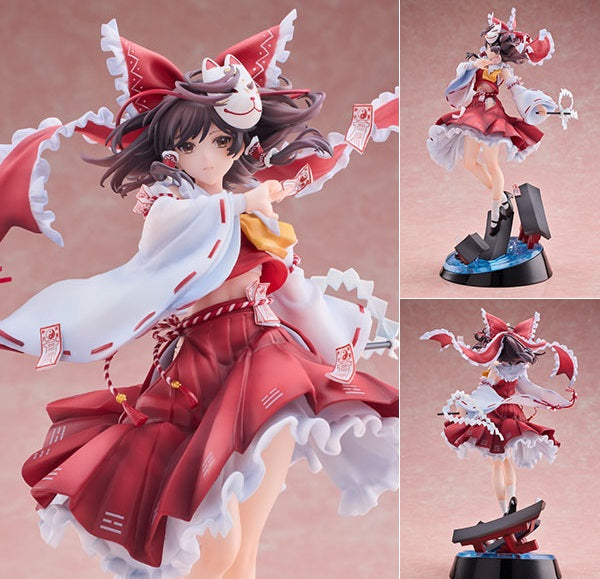 Rear angle showing hair ribbon, flowing sleeves, and frilled skirt