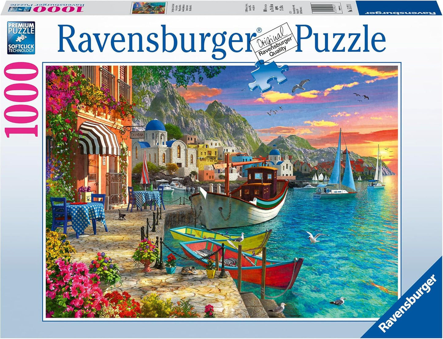 Grandiose Greece 1000 Piece Jigsaw Puzzle front packaging view