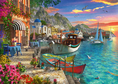 Grandiose Greece 1000 Piece Jigsaw Puzzle completed puzzle view
