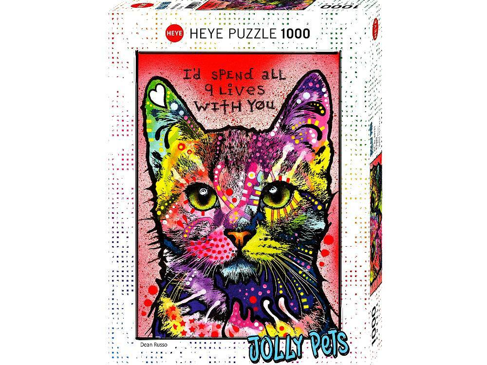 Jolly Pets 9 Lives 1000 Piece Jigsaw - Good Games