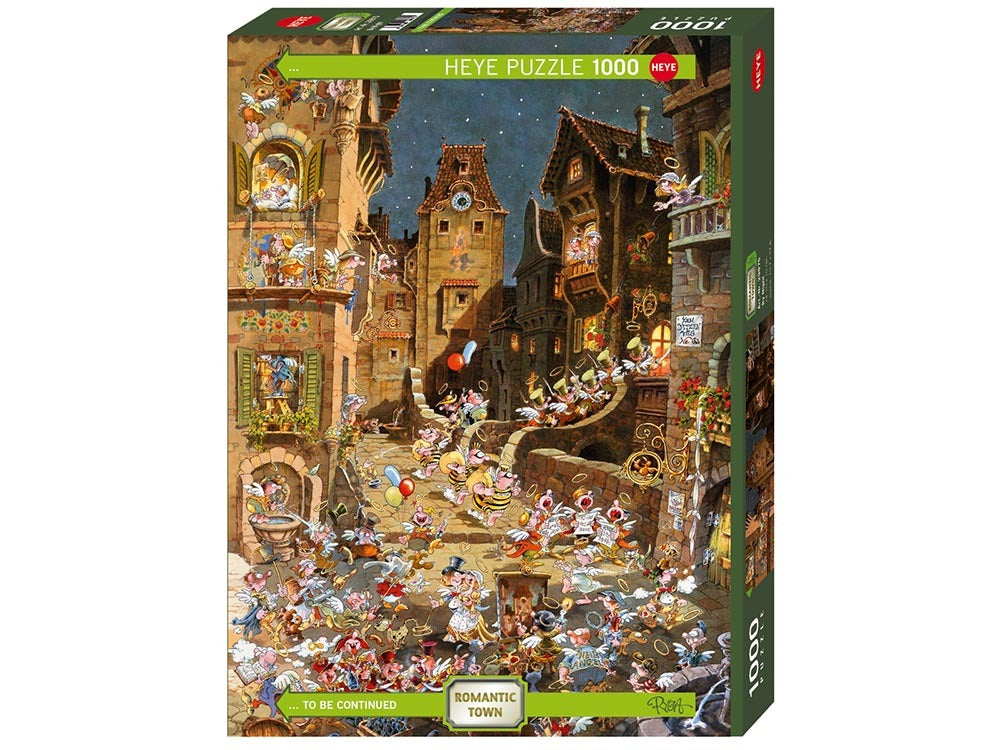 Heye - Romantic Town By Night 1000 Piece Jigsaw - Good Games