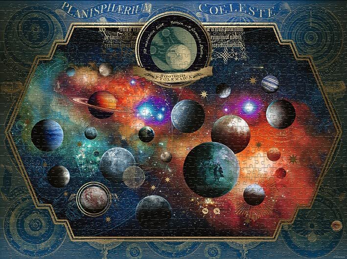 Heye - Map Art Space World 1500 Piece Jigsaw - Good Games