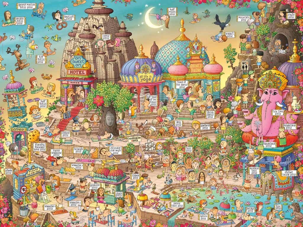 Heye - Degano, Yogaland 1500 Piece Jigsaw - Good Games