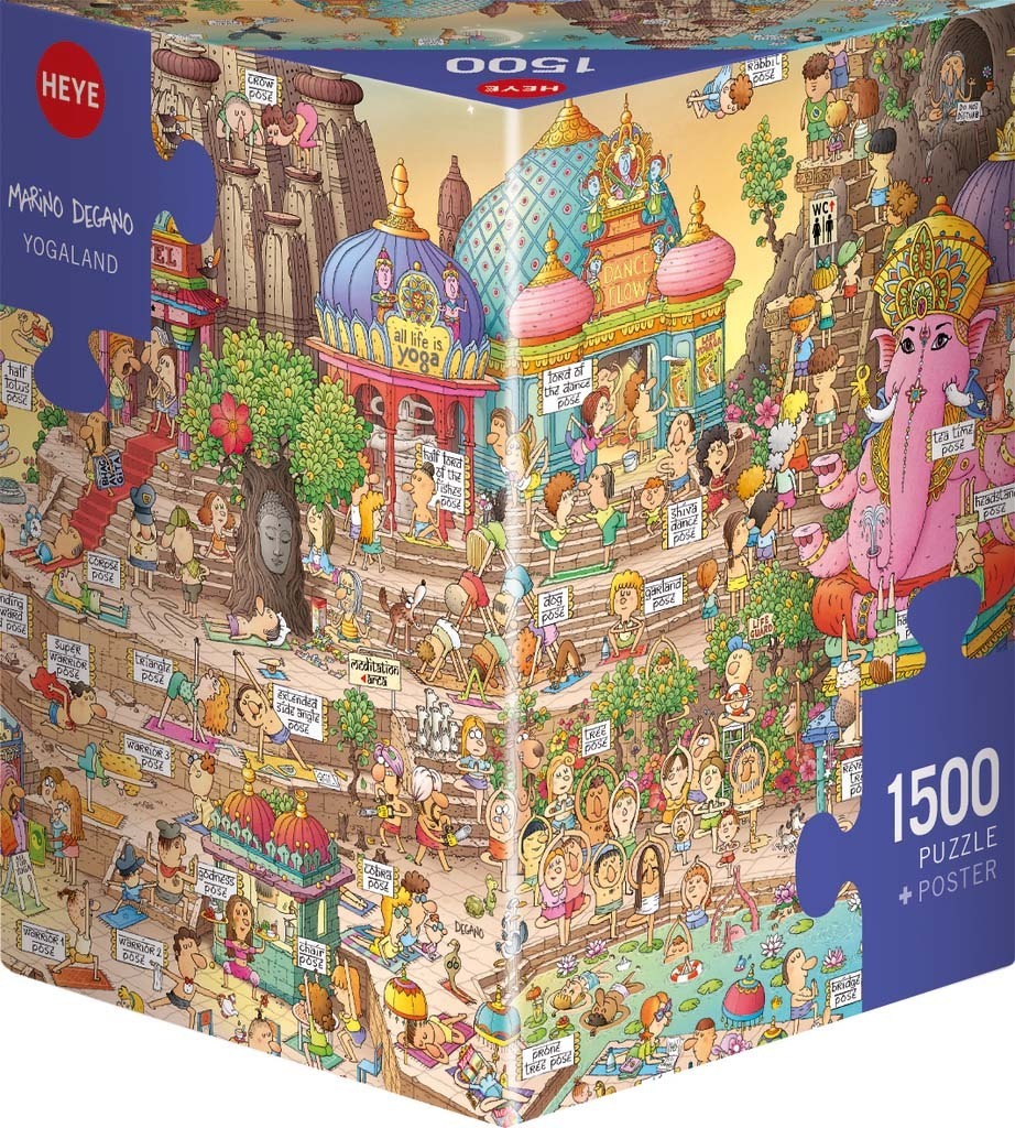 Heye - Degano, Yogaland 1500 Piece Jigsaw - Good Games