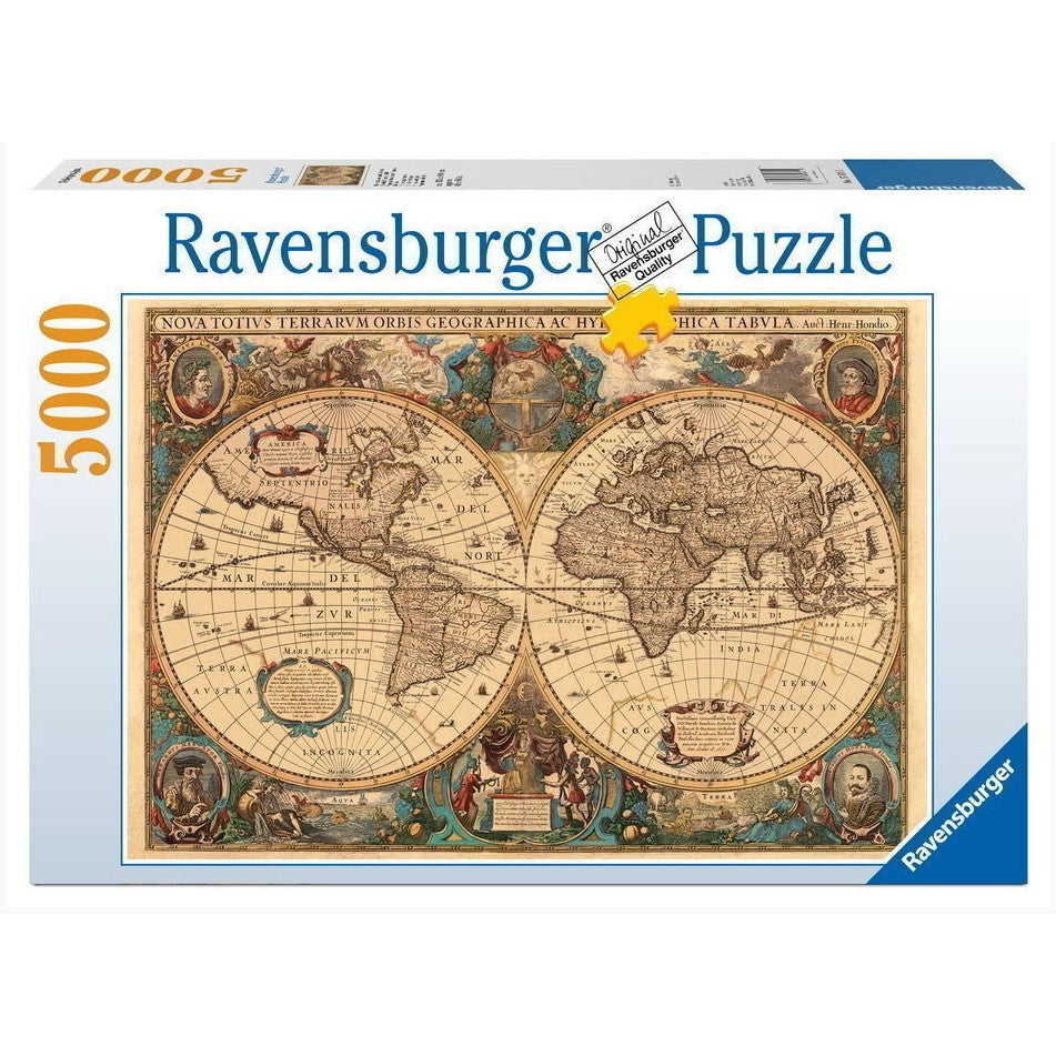 Ravensburger - Antique World Map - 5000 Piece Jigsaw - Good Games