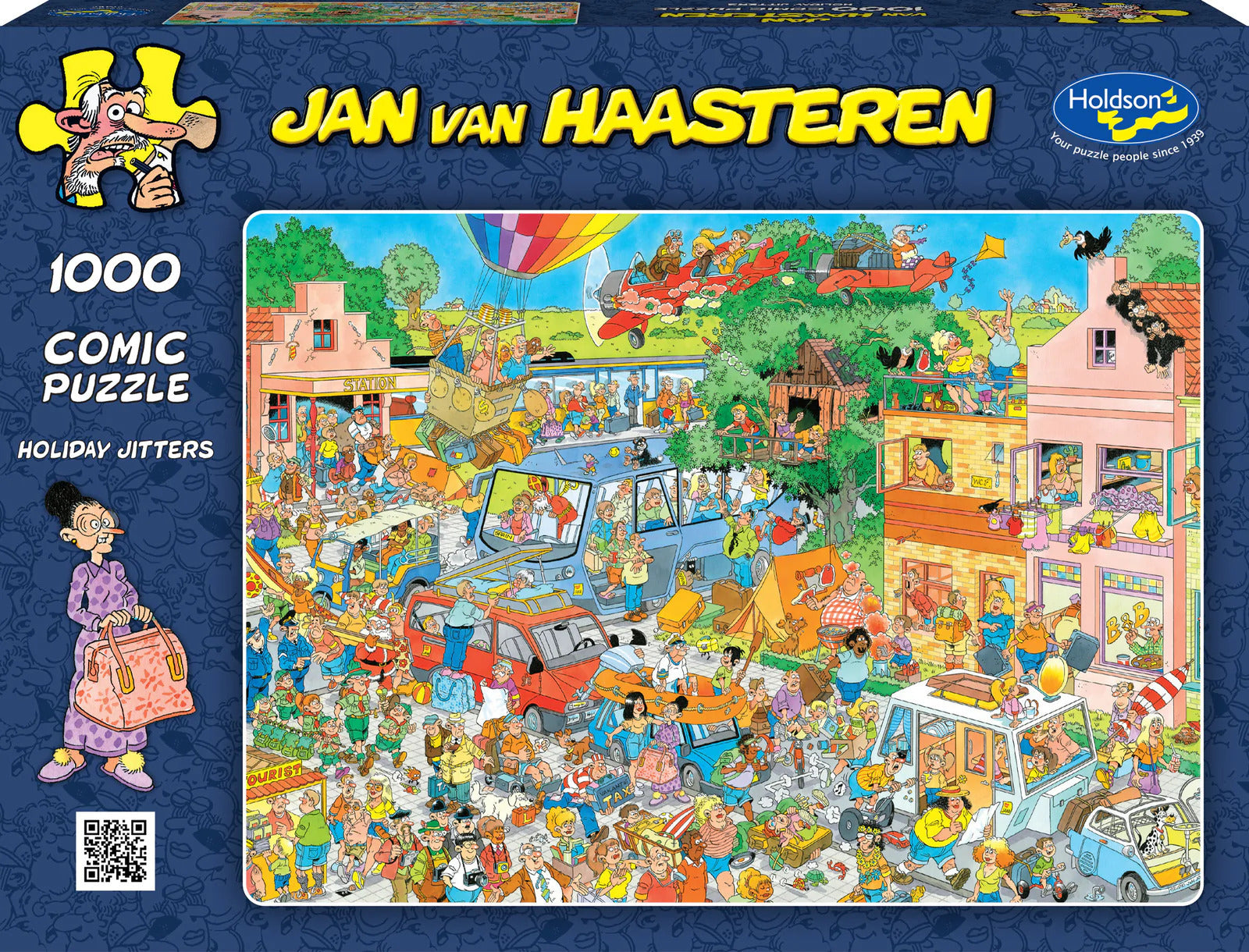 Jan Van Haasteren - Holiday Jitters 1000 Piece Jigsaw - Good Games