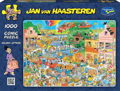 Jan Van Haasteren - Holiday Jitters 1000 Piece Jigsaw - Good Games