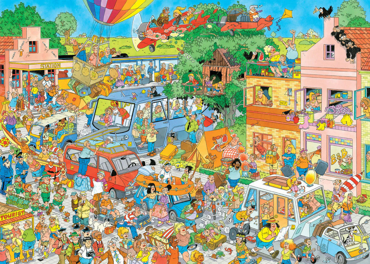 Jan Van Haasteren - Holiday Jitters 1000 Piece Jigsaw - Good Games