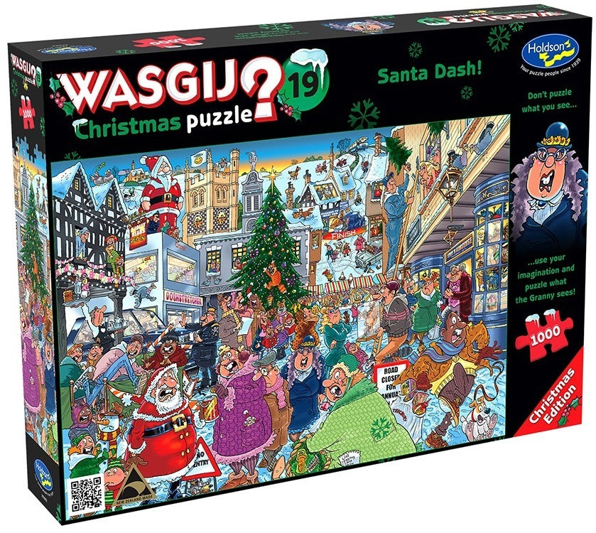 Wasgij? Xmas 19 - Santa Dash 1000 Piece Jigsaw - Good Games