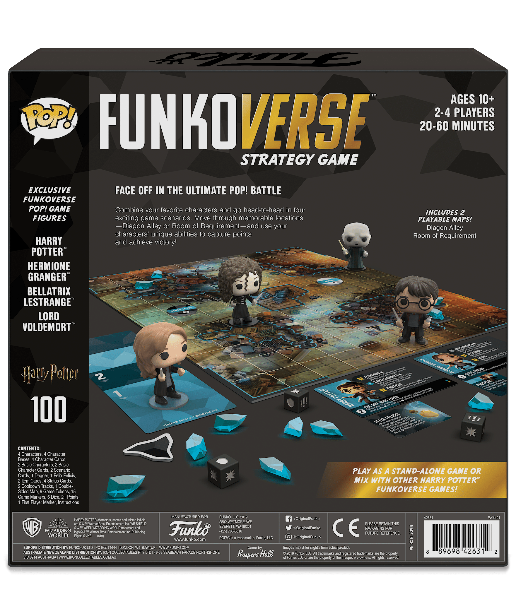 Funkoverse - Harry Potter 100 4Pk Board Game - Good Games