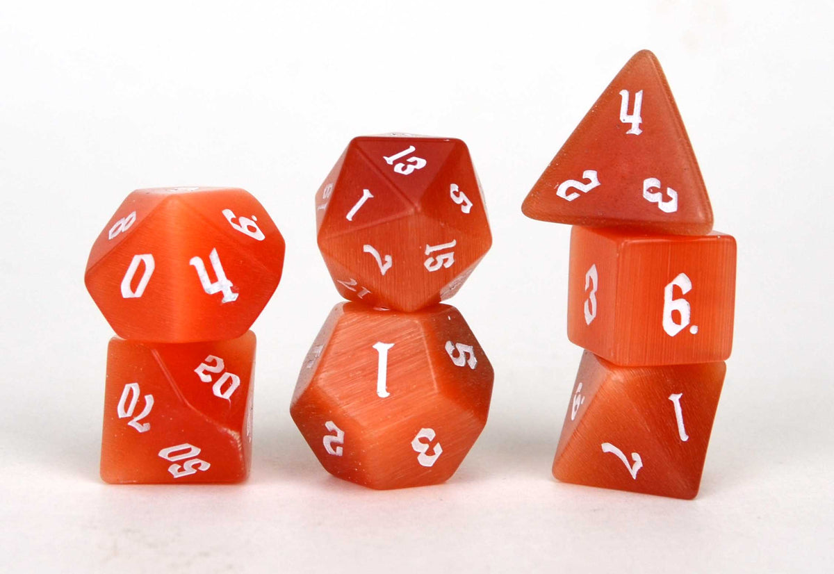 Level Up Dice - Cats Eye D20 (YK) - Polyhedral Dice - Good Games