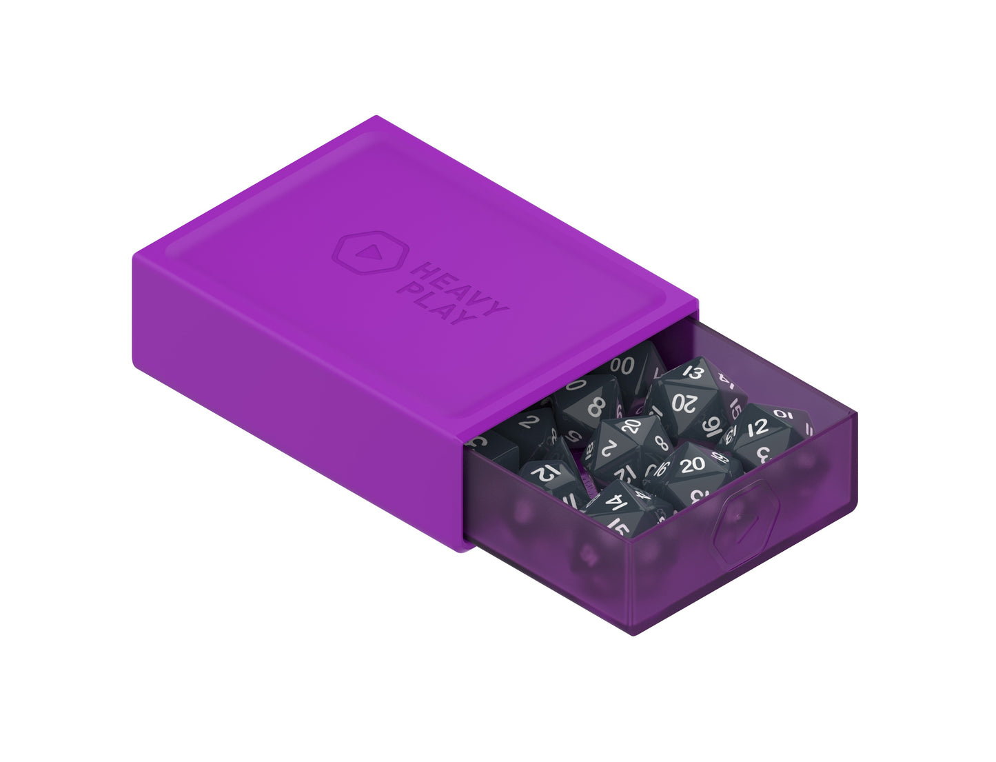 Heavy Play: RNG Dicebox - Bard Purple (Preorder) - Good Games