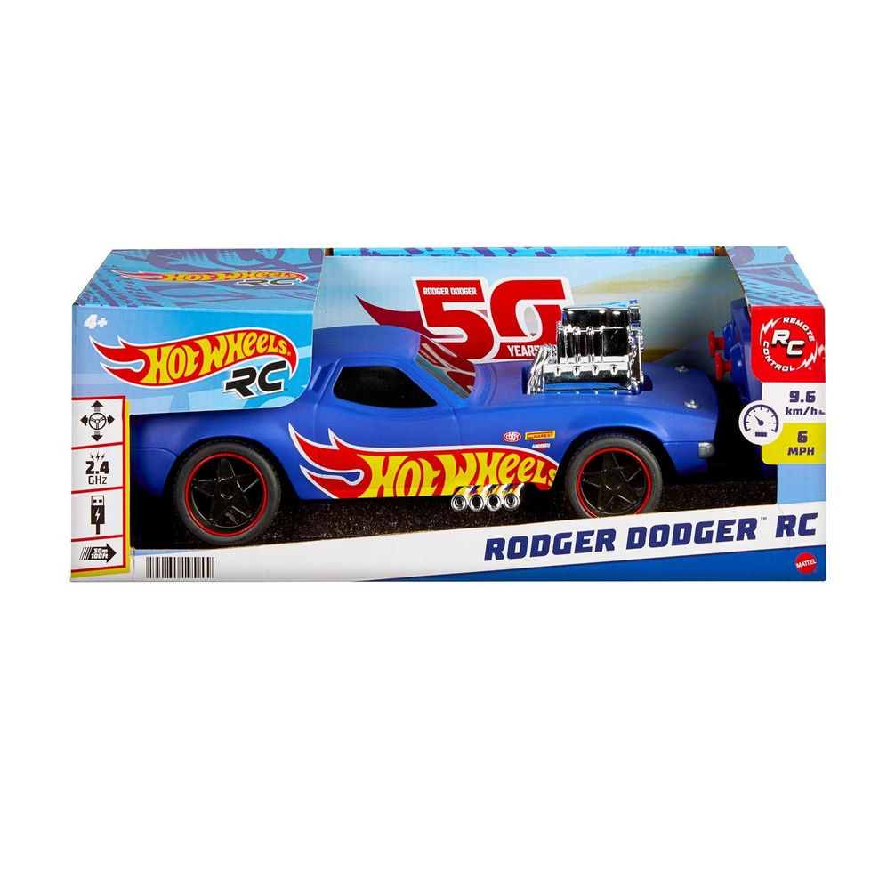 Hot Wheels - 1:16 Scale RC Rodger Dodger Toy Car - Good Games