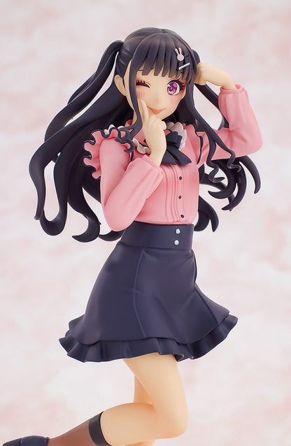 Chuu-tan figure side view showing detail and base design