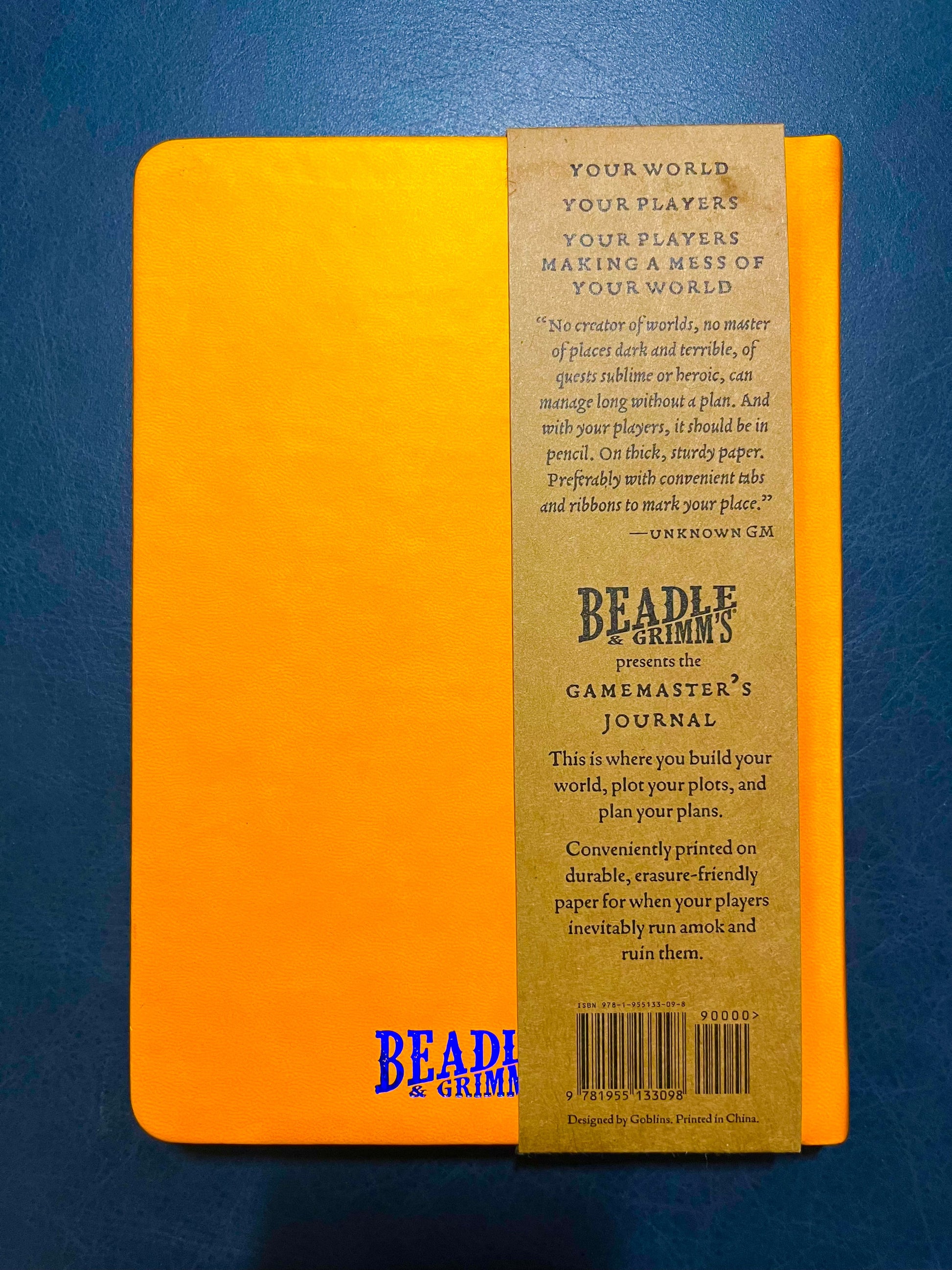 Beadle & Grimm's - Gamemaster's Journal - Orange Portal Cover - Good Games