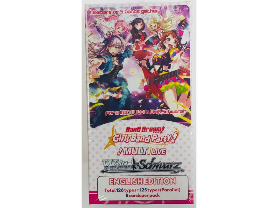 Weiss Schwarz - WS-BT BanG Dream! Girls Band Party! MULTI LIVE Booster Box - English - Good Games
