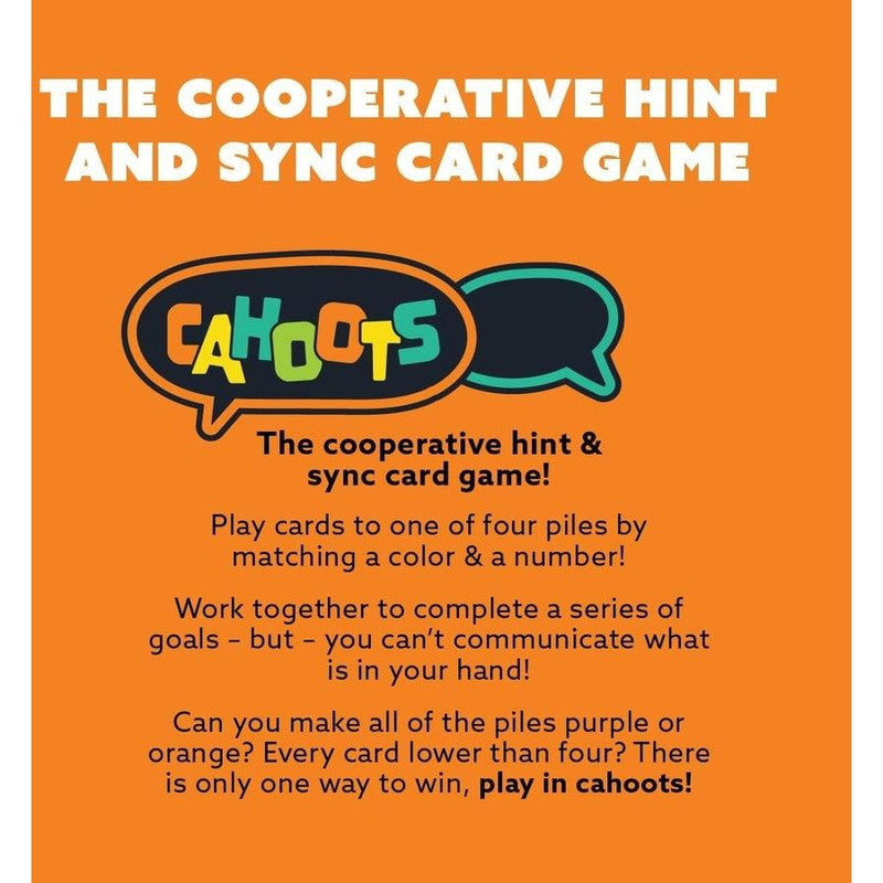 Cahoots - Party to Go - Good Games