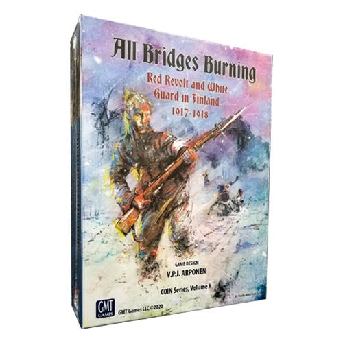 All Bridges Burning Red Revolt and White Guard in Finland 1917-1918 board game box
