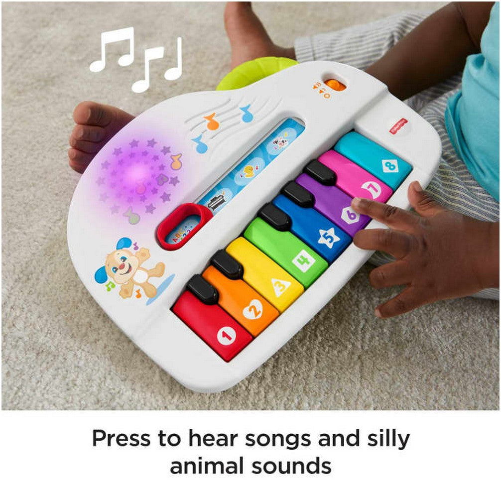 Fisher-Price - Silly Sounds Light-Up Piano Infant Toys - Good Games