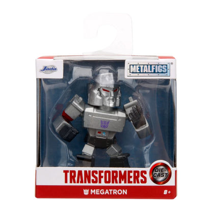 Jada Metalfigs die-cast Transformers Megatron collectible figure in original clear and red packaging