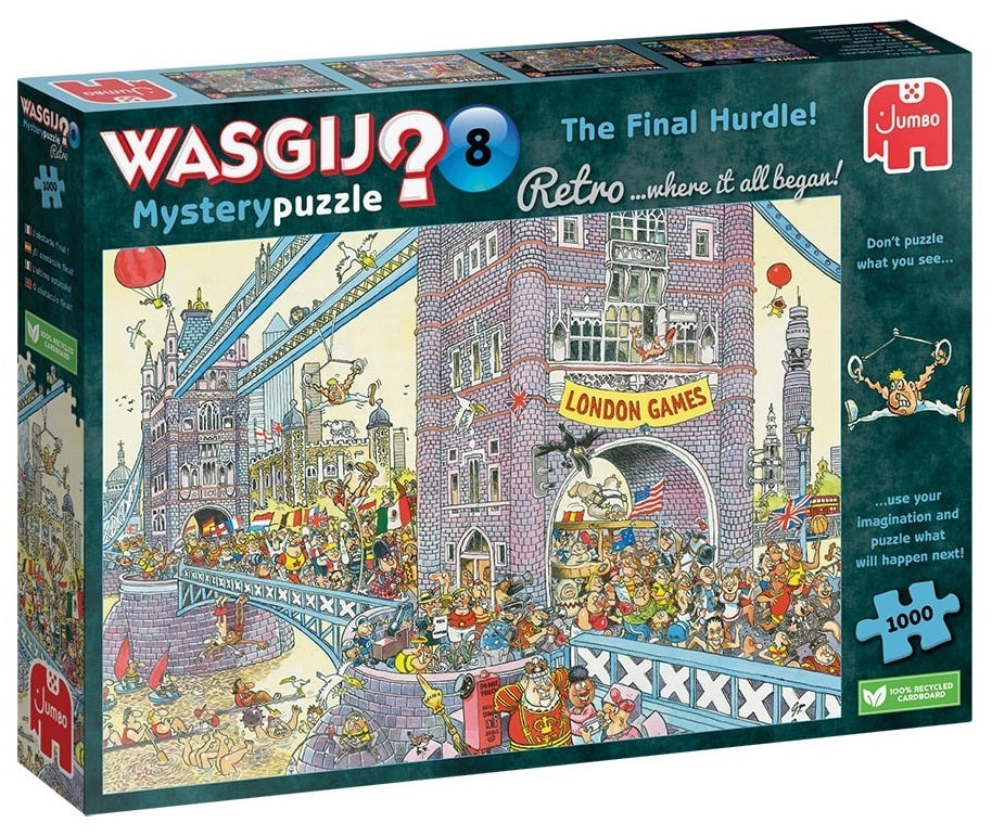 Wasgij? Retro Mystery 8 - The Final Hurdle 1000 Piece Jigsaw - Good Games