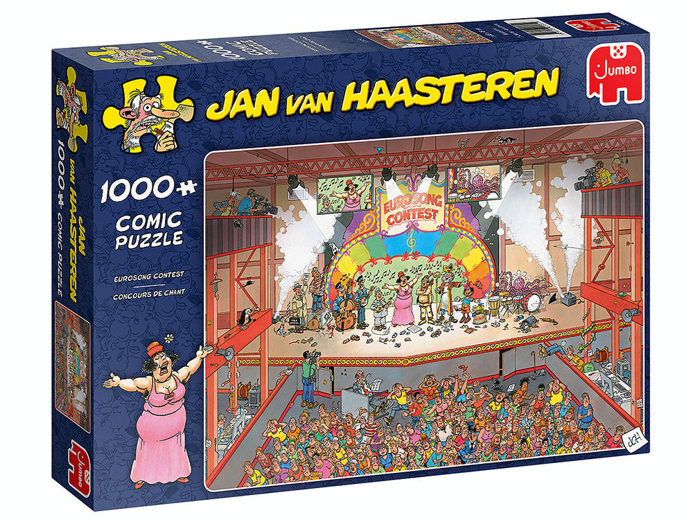 Jan Van Haasteren - Eurosong Contest 1000 Piece Jigsaw