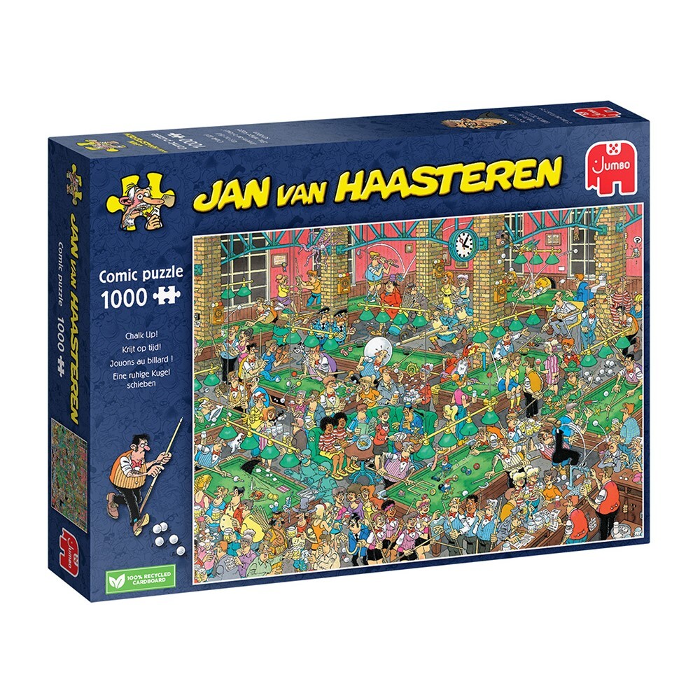 Jan Van Haasteren - Chalk Up 1000 Piece Jigsaw - Good Games