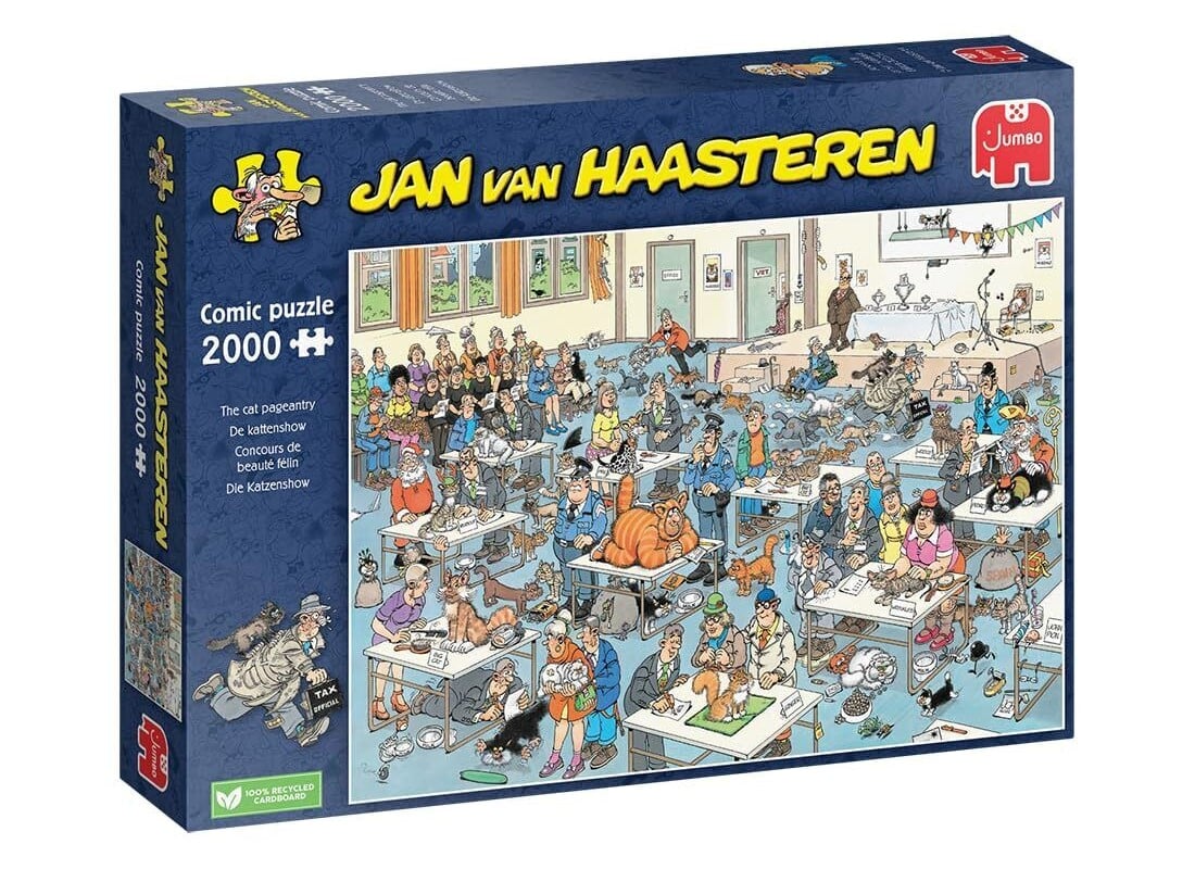 Jan Van Haasteren - The Cat Pageantry 2000 Piece Jigsaw - Good Games