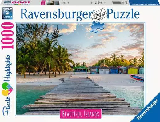 Ravensburger - Beautiful Islands Maldives 1000 Piece Jigsaw - Good Games