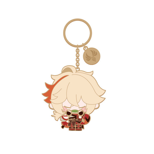 Genshin Impact Metallic Character Keychain - Kaedehara Kazuha - Good Games