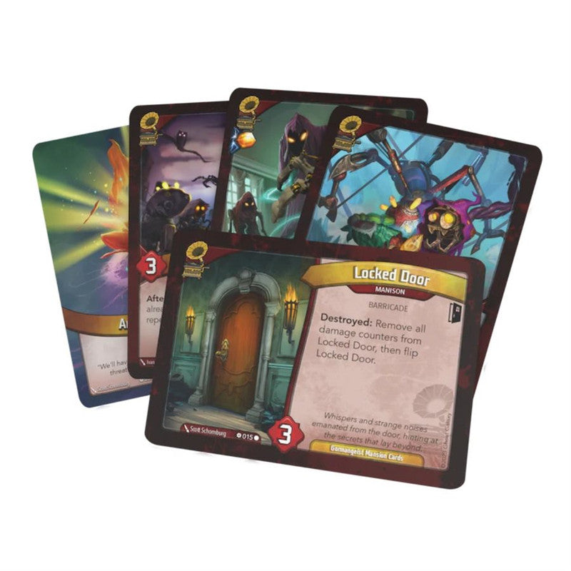 KeyForge Adventure Fall of House Gormangeist detailed card artwork with fantasy elements