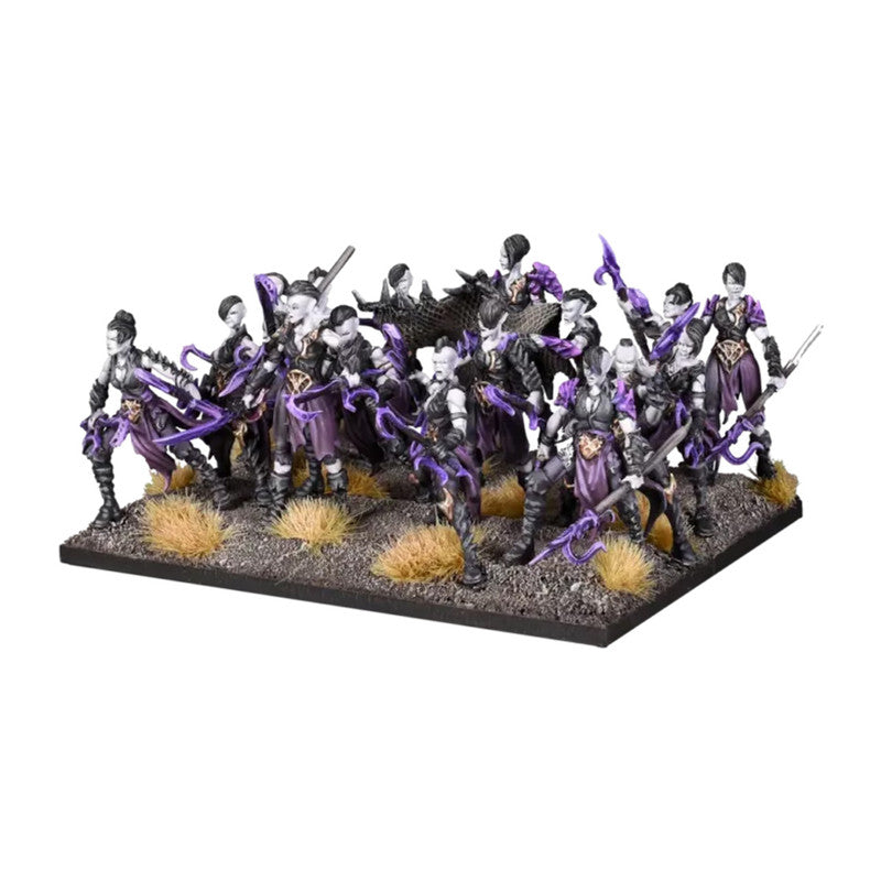 Twilight Kin figures painted and posed in ambush formation