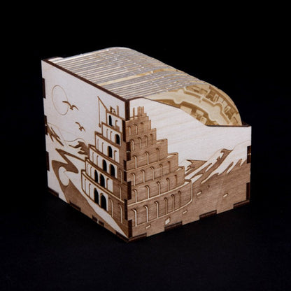 Laserox Inserts for 7 Wonders featuring insert tray with cards and tokens